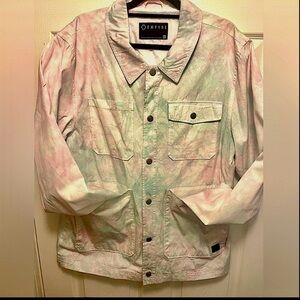 EMPYRE Snap up Jacket- Pastel Tie Dye NWOT